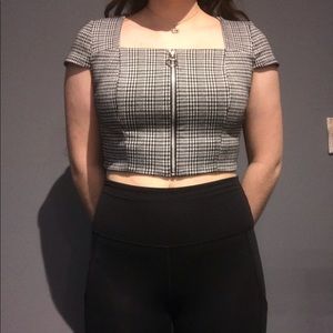Gingham crop top!!!
